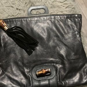 Black Gucci Bag with tassle